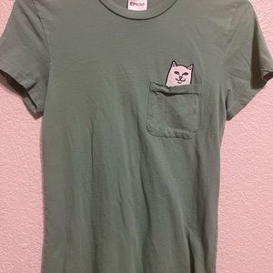 Rip n dip greenish shirt